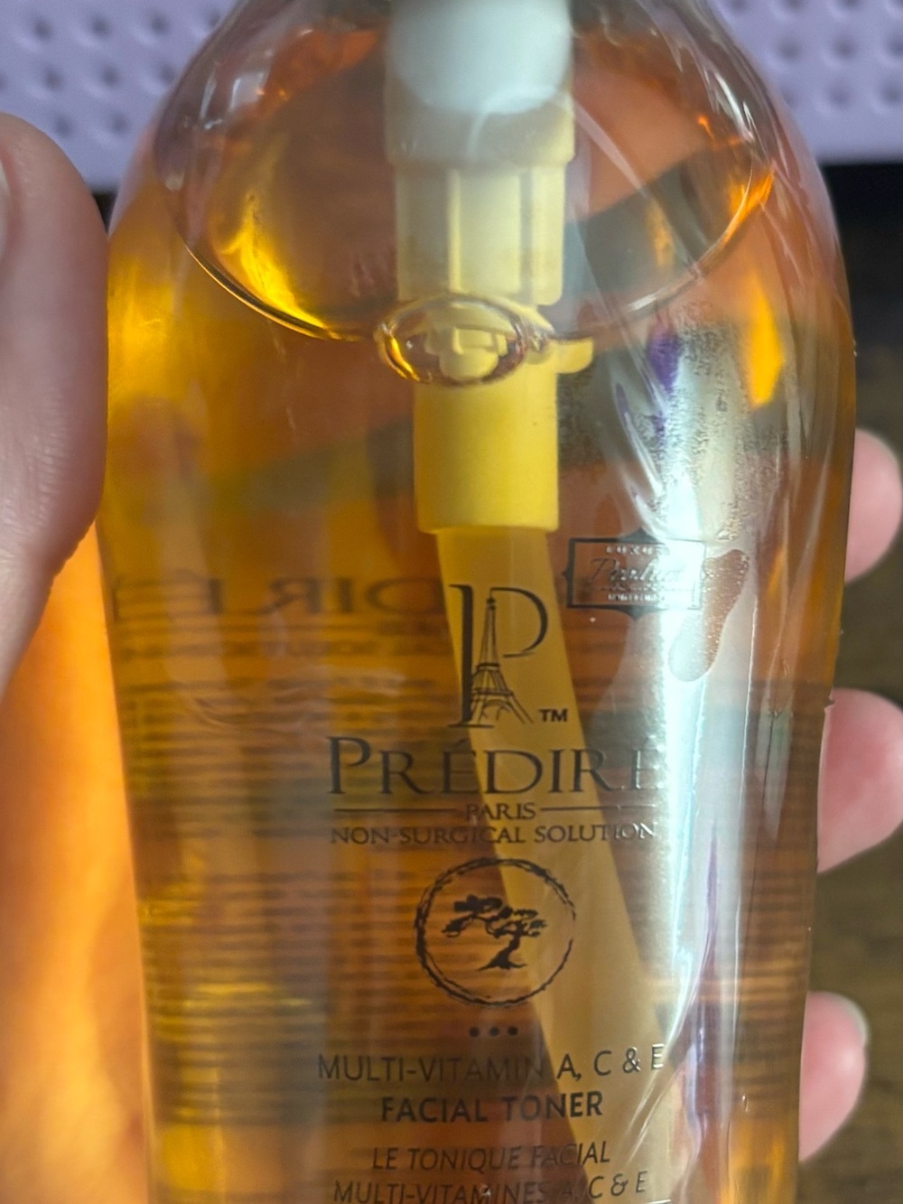 Multi-Vitamin A, C & E Facial Toner - Amber